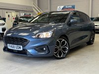 USED 2019 68 FORD FOCUS 1.0T EcoBoost ST-Line X Hatchback 5 Door Petrol Manual Blue Euro 6 1 Former Keeper +BLUETOOTH+CRUISE+PARK SENSORS+