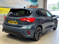 USED 2019 68 FORD FOCUS 1.0T EcoBoost ST-Line X Hatchback 5 Door Petrol Manual Blue Euro 6 1 Former Keeper +BLUETOOTH+CRUISE+PARK SENSORS+