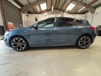 USED 2019 68 FORD FOCUS 1.0T EcoBoost ST-Line X Hatchback 5 Door Petrol Manual Blue Euro 6 1 Former Keeper +BLUETOOTH+CRUISE+PARK SENSORS+