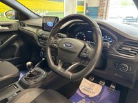 USED 2019 68 FORD FOCUS 1.0T EcoBoost ST-Line X Hatchback 5 Door Petrol Manual Blue Euro 6 1 Former Keeper +BLUETOOTH+CRUISE+PARK SENSORS+