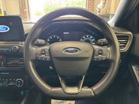 USED 2019 68 FORD FOCUS 1.0T EcoBoost ST-Line X Hatchback 5 Door Petrol Manual Blue Euro 6 1 Former Keeper +BLUETOOTH+CRUISE+PARK SENSORS+