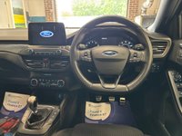USED 2019 68 FORD FOCUS 1.0T EcoBoost ST-Line X Hatchback 5 Door Petrol Manual Blue Euro 6 1 Former Keeper +BLUETOOTH+CRUISE+PARK SENSORS+