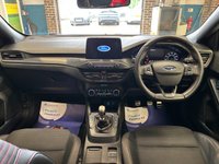 USED 2019 68 FORD FOCUS 1.0T EcoBoost ST-Line X Hatchback 5 Door Petrol Manual Blue Euro 6 1 Former Keeper +BLUETOOTH+CRUISE+PARK SENSORS+