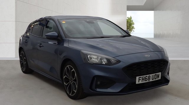 View our Ford Focus 1.0T EcoBoost ST-Line X Hatchback 5 Door Petrol Manual Blue Euro 6 1 Former Keeper