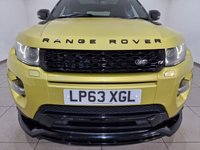 USED 2013 63 LAND ROVER RANGE ROVER EVOQUE 2.2 SD4 Special Edition Sicilian Yellow SUV 5dr Diesel Auto 4WD Euro 5 (190 ps) 