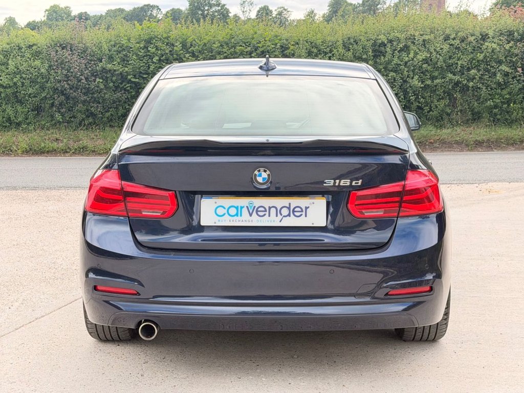 USED 2017 17 BMW 3 SERIES 2.0 316d SE Saloon 4dr Diesel Manual Euro 6 (s/s) (116 ps) 7 Services|2 Owners|R.F Sensors|SatNav|