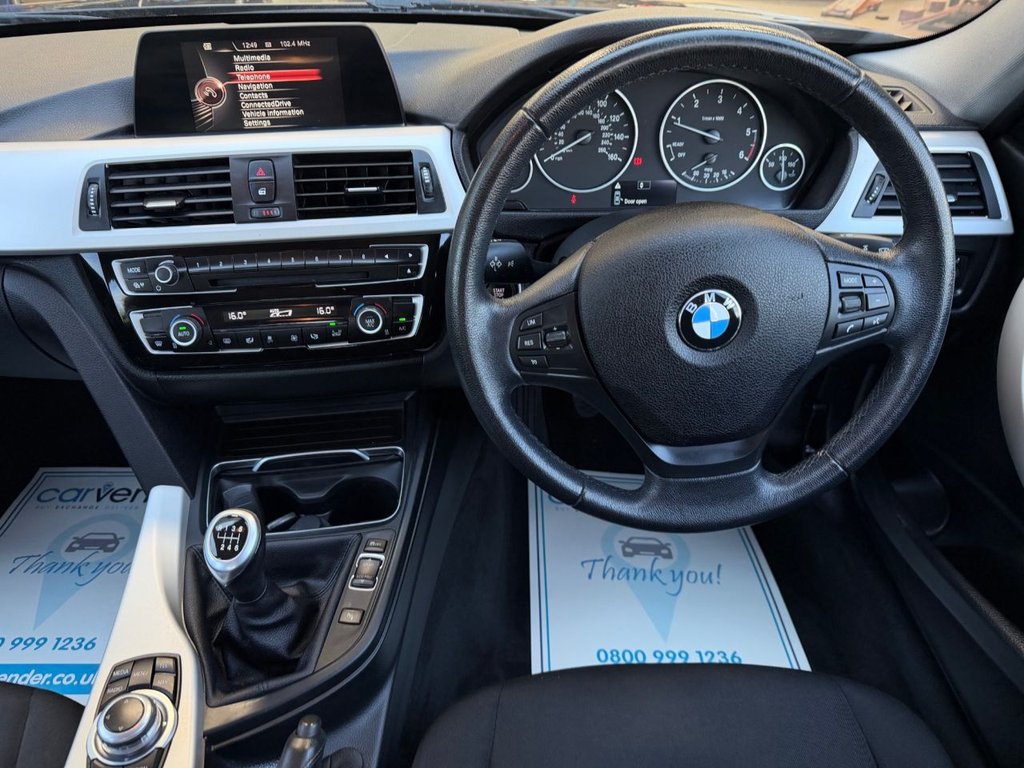 USED 2017 17 BMW 3 SERIES 2.0 316d SE Saloon 4dr Diesel Manual Euro 6 (s/s) (116 ps) 7 Services|2 Owners|R.F Sensors|SatNav|