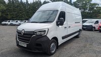 USED 2023 23 RENAULT MASTER L3 H3 DCI 135 PS LWB Extra High Roof Business LH 35 With Air Conditioning, Electric Pack, Parking Sensors, Bulkhead Ply Lining finished in 