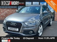 USED 2014 14 AUDI Q3 2.0 TDI S line SUV 5dr Diesel S Tronic quattro Euro 5 (s/s) (177 ps) 2 OWNERS FROM NEW 2 KEYS BOOK PACK SERVICED IF REQUIRED AND A MINIMUM OF 9 MONTHS MOT WITHIN THE SALE