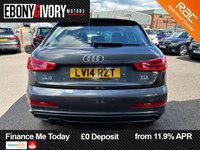 USED 2014 14 AUDI Q3 2.0 TDI S line SUV 5dr Diesel S Tronic quattro Euro 5 (s/s) (177 ps) 2 OWNERS FROM NEW 2 KEYS BOOK PACK SERVICED IF REQUIRED AND A MINIMUM OF 9 MONTHS MOT WITHIN THE SALE