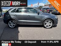 USED 2014 14 AUDI Q3 2.0 TDI S line SUV 5dr Diesel S Tronic quattro Euro 5 (s/s) (177 ps) 2 OWNERS FROM NEW 2 KEYS BOOK PACK SERVICED IF REQUIRED AND A MINIMUM OF 9 MONTHS MOT WITHIN THE SALE