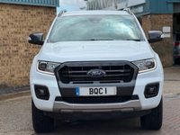 USED 2022 71 FORD RANGER 2.0 EcoBlue Wildtrak Pickup Double Cab Frozen White Diesel Auto 4WD Euro 6 (s/s) (213 ps) 