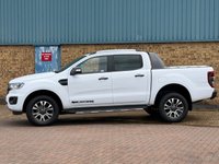 USED 2022 71 FORD RANGER 2.0 EcoBlue Wildtrak Pickup Double Cab Frozen White Diesel Auto 4WD Euro 6 (s/s) (213 ps) 