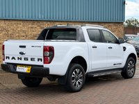 USED 2022 71 FORD RANGER 2.0 EcoBlue Wildtrak Pickup Double Cab Frozen White Diesel Auto 4WD Euro 6 (s/s) (213 ps) 