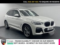USED 2018 18 BMW X3 2.0 20d M Sport SUV 5dr Diesel Auto xDrive Euro 6 (s/s) (190 ps) FULL SERVICE HISTORY + SAT NAV
