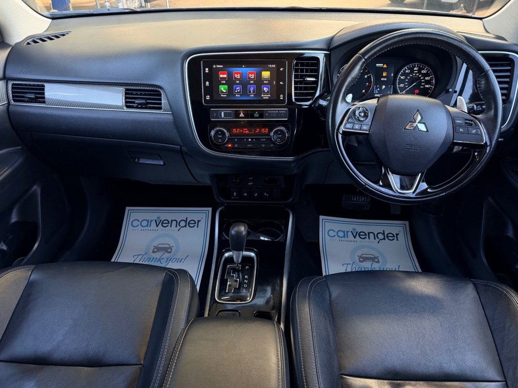 USED 2019 19 MITSUBISHI OUTLANDER 2.0 MIVEC 4 SUV 5dr Petrol CVT 4WD Euro 6 (s/s) (150 ps) 8 Services|Heated Seats|360 View Camera|