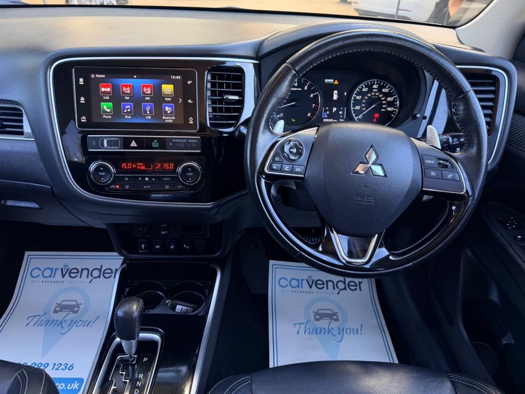 USED 2019 19 MITSUBISHI OUTLANDER 2.0 MIVEC 4 SUV 5dr Petrol CVT 4WD Euro 6 (s/s) (150 ps) 8 Services|Heated Seats|360 View Camera|
