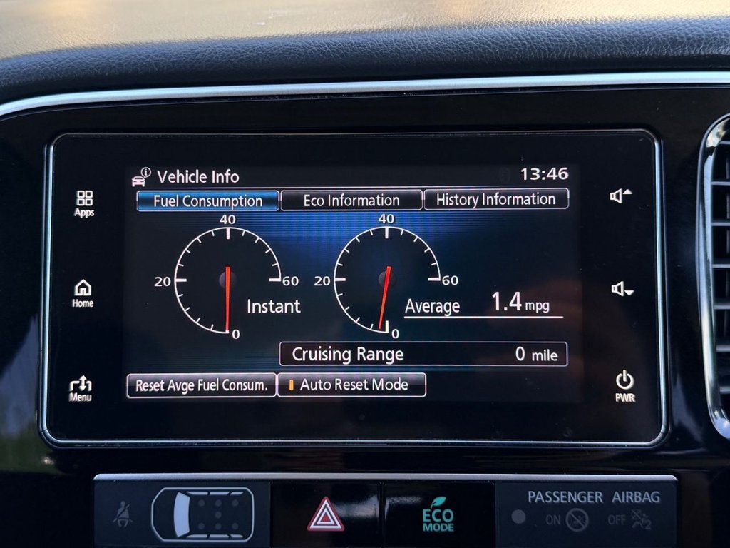 USED 2019 19 MITSUBISHI OUTLANDER 2.0 MIVEC 4 SUV 5dr Petrol CVT 4WD Euro 6 (s/s) (150 ps) 8 Services|Heated Seats|360 View Camera|