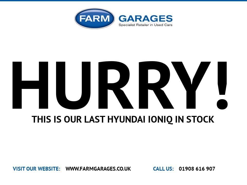 USED 2017 67 HYUNDAI IONIQ 1.6 h-GDi Premium Hatchback 5dr Petrol Hybrid DCT Euro 6 (s/s) (141 ps) &pound;ZERO DEPOSIT FINANCE
