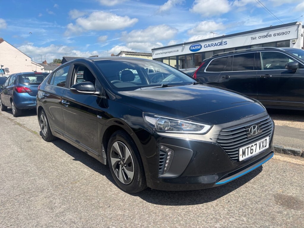 USED 2017 67 HYUNDAI IONIQ 1.6 h-GDi Premium Hatchback 5dr Petrol Hybrid DCT Euro 6 (s/s) (141 ps) &pound;ZERO DEPOSIT FINANCE