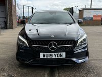 USED 2019 19 MERCEDES-BENZ CLA 2.1 CLA220d AMG Line Night Edition (Plus) Coupe 4 Door Diesel Automatic Black 7G-DCT Euro 6  AUTOMATIC+HEATED SEATS+PARK SENSORS
