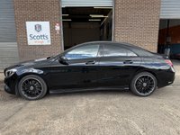 USED 2019 19 MERCEDES-BENZ CLA 2.1 CLA220d AMG Line Night Edition (Plus) Coupe 4 Door Diesel Automatic Black 7G-DCT Euro 6  AUTOMATIC+HEATED SEATS+PARK SENSORS