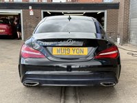 USED 2019 19 MERCEDES-BENZ CLA 2.1 CLA220d AMG Line Night Edition (Plus) Coupe 4 Door Diesel Automatic Black 7G-DCT Euro 6  AUTOMATIC+HEATED SEATS+PARK SENSORS