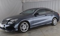 USED 2014 64 MERCEDES-BENZ E CLASS 2.1 E220d BlueTEC AMG Line G-Tronic+ Euro 6 (s/s) 2dr Full Black Leather, Sat Nav