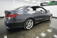USED 2014 64 MERCEDES-BENZ E CLASS 2.1 E220d BlueTEC AMG Line G-Tronic+ Euro 6 (s/s) 2dr Full Black Leather, Sat Nav