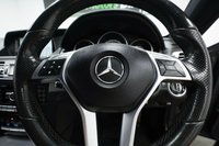 USED 2014 64 MERCEDES-BENZ E CLASS 2.1 E220d BlueTEC AMG Line G-Tronic+ Euro 6 (s/s) 2dr Full Black Leather, Sat Nav
