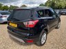 USED 2017 17 FORD KUGA 2.0 TDCi Titanium SUV 5dr Diesel Manual Euro 6 (s/s) (150 ps) THIS VEHICLE WILL COME WITH A NEW 12 MONTH MOT+SERVICE HISTORY CONSISTS OF X8 SERVICES+SATELLITE NAVIGATION SYSTEM+FORD DAB SATELLITE NAVIGATION SYSTEM WITH FORD SYNC+AUDIBLE TEXT MESSAGING-VOICE CONTROL+DUAL ZONE CLIMATE CONTROL AIR-CONDITIONING+AUTOMATIC HEADLIGHT ACTIVATION+RAIN-SENSING WINDSCREEN WIPERS+PARKING ASSISTANCE WITH PARKING CAMERA+LUXURIOUS HEATED LEATHER UPHOLSTERY+'SHADOW BLACK' PAINT+17 INCH ALLOY WHEELS.