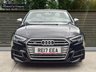 USED 2017 17 AUDI S3 2.0 TFSI Cabriolet 2dr Petrol S Tronic quattro Euro 6 (s/s) (310 ps) FINANCE AVAILABLE ZERO DEPOSIT