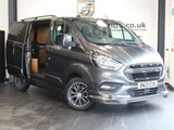 USED 2020 20 FORD TRANSIT CUSTOM 2.0 280 EcoBlue Limited Panel Van 5dr Diesel Manual L1 H1 Euro 6 (s/s) (130 ps) APPLE CARPLAY + REAR VIEW CAMERA + LEATHER MULTIFUNCTIONAL STEERING WHEEL + BLUETOOTH PHONE AND MEDIA CONNECTIVITY + IN CAR ENTERTAINMENT WITH TOUCH SCREEN MEDIA DISPLAY + DAB DIGITAL RADIO + CLIMATE CONTROL + AIR CONDITIONING + ECO STOP/START SYSTEM + FRONT AND REAR PARKING SENSORS + HEATED WINDSCREEN + 18 INCH ALLOY WHEELS + ELECTRIC WINDOWS + LED DAY TIME RUNNING LIGHTS + ELECTRIC HEATED DOOR MIRRORS + CRUISE CONTROL ....