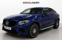 USED 2017 17 MERCEDES-BENZ GLC 2.1 GLC250d AMG Line (Premium Plus) Coupe 5dr Diesel G-Tronic 4MATIC Euro 6 (s/s) (204 ps) Brilliant Blue | Black Leather Interior | Night Pack | Privacy Glass | Bluetooth Media | Burmester Audio | Heated Seats | ULEZ OK