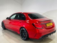 USED 2018 68 MERCEDES-BENZ C-CLASS 1.5 C200 MHEV EQ Boost AMG Line Saloon 4dr Petrol G-Tronic+ Euro 6 (s/s) (198 ps) Hyacinth Red | Black Alcantara Interior | Custom Black Pack | AMG Style Wheels | Widescreen Media | Privacy Glass | ULEZ OK | Low Mileage