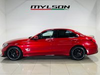 USED 2018 68 MERCEDES-BENZ C-CLASS 1.5 C200 MHEV EQ Boost AMG Line Saloon 4dr Petrol G-Tronic+ Euro 6 (s/s) (198 ps) Hyacinth Red | Black Alcantara Interior | Custom Black Pack | AMG Style Wheels | Widescreen Media | Privacy Glass | ULEZ OK | Low Mileage