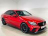 USED 2018 68 MERCEDES-BENZ C-CLASS 1.5 C200 MHEV EQ Boost AMG Line Saloon 4dr Petrol G-Tronic+ Euro 6 (s/s) (198 ps) Hyacinth Red | Black Alcantara Interior | Custom Black Pack | AMG Style Wheels | Widescreen Media | Privacy Glass | ULEZ OK | Low Mileage