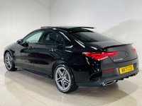USED 2022 71 MERCEDES-BENZ CLA 1.3 CLA250e 15.6kWh AMG Line (Premium Plus) Coupe 4dr Petrol Plug-in Hybrid 8G-DCT Euro 6 (s/s) (218 ps) Cosmos Black | Black Leather Interior | Glass Panoramic Roof | Privacy Glass | Heated Seats | Ambient Lighting | ULEZ OK