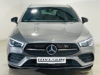 USED 2023 23 MERCEDES-BENZ CLA 1.3 CLA250e 15.6kWh AMG Line (Premium) Shooting Brake 5dr Petrol Plug-in Hybrid 8G-DCT Euro 6 (s/s) (218 ps) Mountain Grey | Black Alcantara Interior with Red Stitching | Ambient Lighting | Apple CarPlay | Night Pack | Heated Seats | ULEZ OK