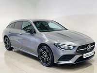 USED 2023 23 MERCEDES-BENZ CLA 1.3 CLA250e 15.6kWh AMG Line (Premium) Shooting Brake 5dr Petrol Plug-in Hybrid 8G-DCT Euro 6 (s/s) (218 ps) Mountain Grey | Black Alcantara Interior with Red Stitching | Ambient Lighting | Apple CarPlay | Night Pack | Heated Seats | ULEZ OK