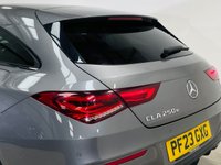 USED 2023 23 MERCEDES-BENZ CLA 1.3 CLA250e 15.6kWh AMG Line (Premium) Shooting Brake 5dr Petrol Plug-in Hybrid 8G-DCT Euro 6 (s/s) (218 ps) Mountain Grey | Black Alcantara Interior with Red Stitching | Ambient Lighting | Apple CarPlay | Night Pack | Heated Seats | ULEZ OK