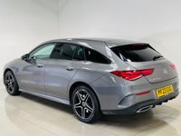 USED 2023 23 MERCEDES-BENZ CLA 1.3 CLA250e 15.6kWh AMG Line (Premium) Shooting Brake 5dr Petrol Plug-in Hybrid 8G-DCT Euro 6 (s/s) (218 ps) Mountain Grey | Black Alcantara Interior with Red Stitching | Ambient Lighting | Apple CarPlay | Night Pack | Heated Seats | ULEZ OK
