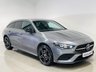 USED 2023 23 MERCEDES-BENZ CLA 1.3 CLA250e 15.6kWh AMG Line (Premium) Shooting Brake 5dr Petrol Plug-in Hybrid 8G-DCT Euro 6 (s/s) (218 ps) Mountain Grey | Black Alcantara Interior with Red Stitching | Ambient Lighting | Apple CarPlay | Night Pack | Heated Seats | ULEZ OK
