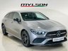 USED 2023 23 MERCEDES-BENZ CLA 1.3 CLA250e 15.6kWh AMG Line (Premium) Shooting Brake 5dr Petrol Plug-in Hybrid 8G-DCT Euro 6 (s/s) (218 ps) Mountain Grey | Black Alcantara Interior with Red Stitching | Ambient Lighting | Apple CarPlay | Night Pack | Heated Seats | ULEZ OK