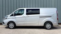 USED 2022 72 FORD TRANSIT CUSTOM 72 LIMITED 6 SEAT DCIV CREW CAB L2 LWB Euro 6 2.0 320 170 BHP 14995 + 2999 VAT = 17994 inc VAT
