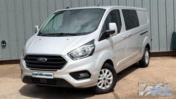 2022 FORD TRANSIT CUSTOM 72 LIMITED 6 SEAT DCIV CREW CAB L2 LWB Euro 6 2.0 320 170 BHP &pound;14995.00
