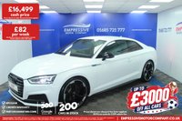 USED 2019 69 AUDI A5 2.0 TFSI 35 Black Edition Coupe 2dr Petrol S Tronic Euro 6 (s/s) (150 ps) 
