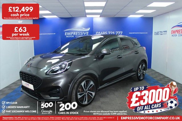 View our Ford Puma 1.0T EcoBoost MHEV ST-Line X First Edition Plus SUV 5dr Petrol Manual Euro 6 (s/s) (155 ps)
