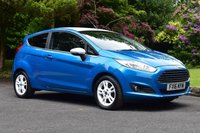 USED 2016 16 FORD FIESTA 1.0T EcoBoost Zetec Blue Edition Hatchback 3dr Petrol Manual Euro 6 (s/s) (100 ps) FULL FORD SERVICE HISTORY, 7 STAMPS