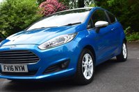 USED 2016 16 FORD FIESTA 1.0T EcoBoost Zetec Blue Edition Hatchback 3dr Petrol Manual Euro 6 (s/s) (100 ps) FULL FORD SERVICE HISTORY, 7 STAMPS